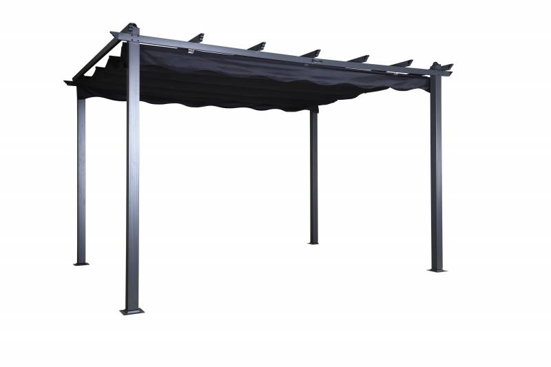 Lazio pergola 395x295x245cm sort