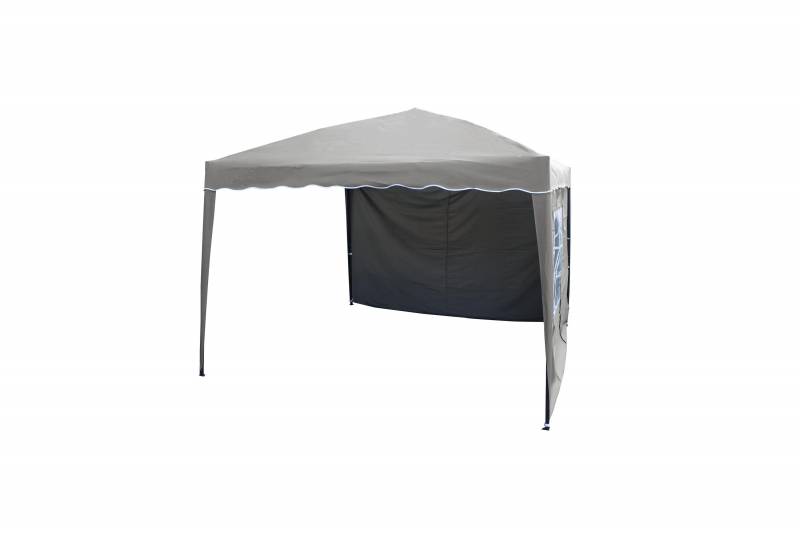 Pavillon Easy up Gazebo 295x295cm med 2 sider brun