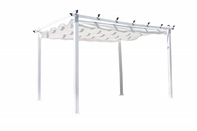 Lazio pergola 395x295x245cm hvid