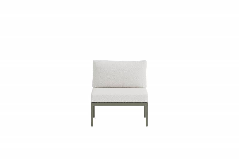 Copacabana loungesofa modul brun stel og hvid boucl&eacute;