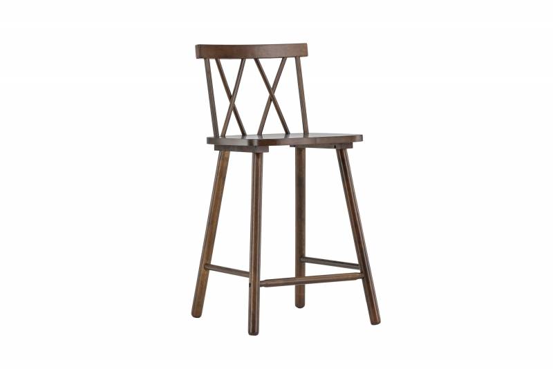 Moll&ouml;str&ouml;m barstol med rygl&aelig;n 60 cm mocca