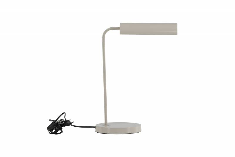 Harmonica bordlampe 43cm st&aring;l beige