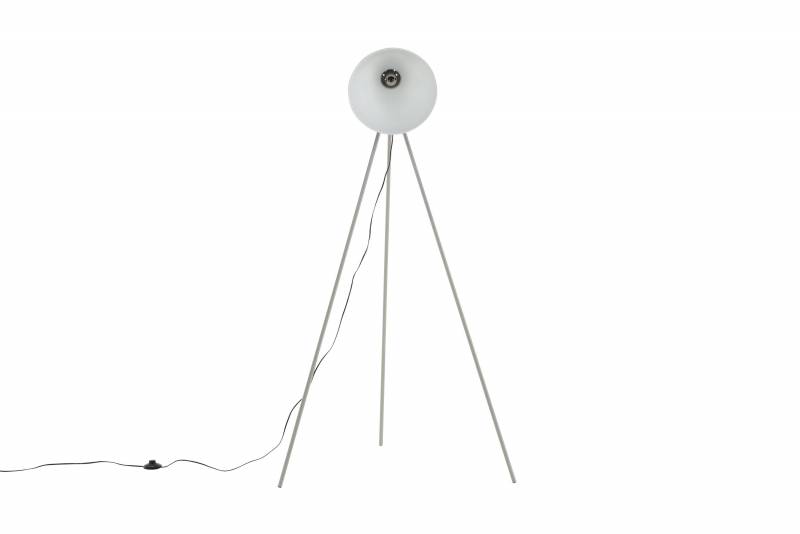 Tiv gulvlampe 140cm st&aring;l beige