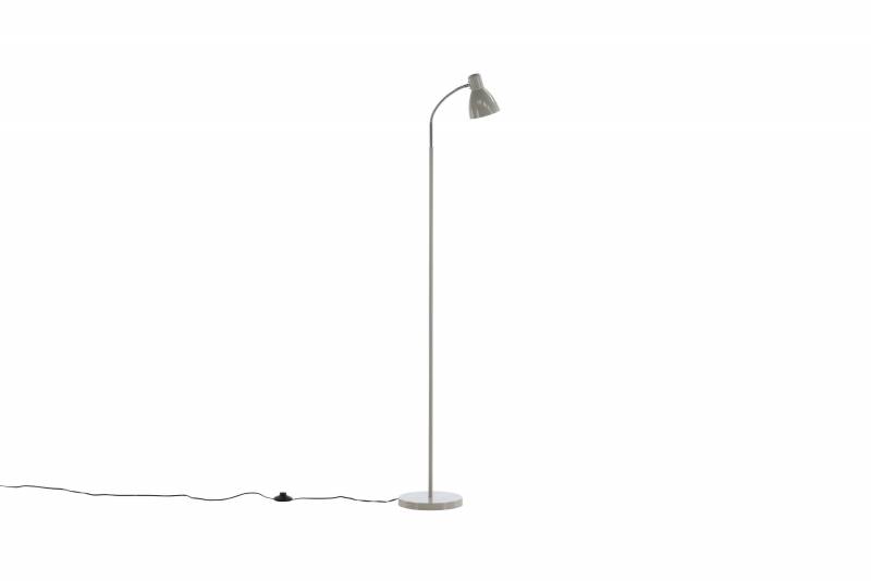 Lina gulvlampe 150cm st&aring;l beige