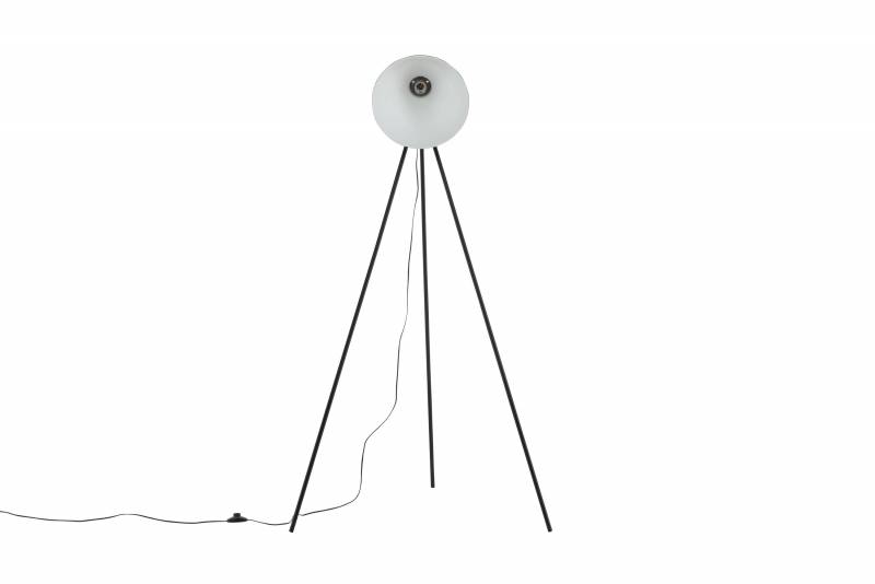 Tiv gulvlampe 140cm st&aring;l sort