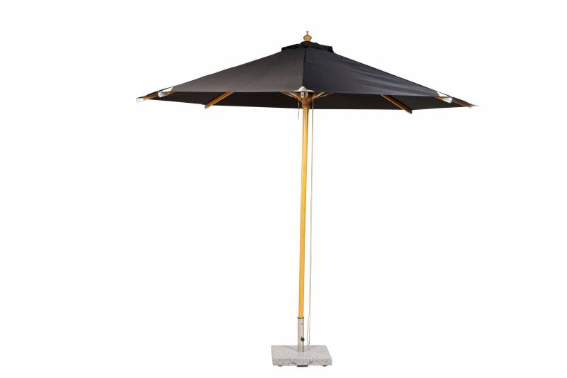 Naxos parasol uden parasolfod &Oslash;300cm sort