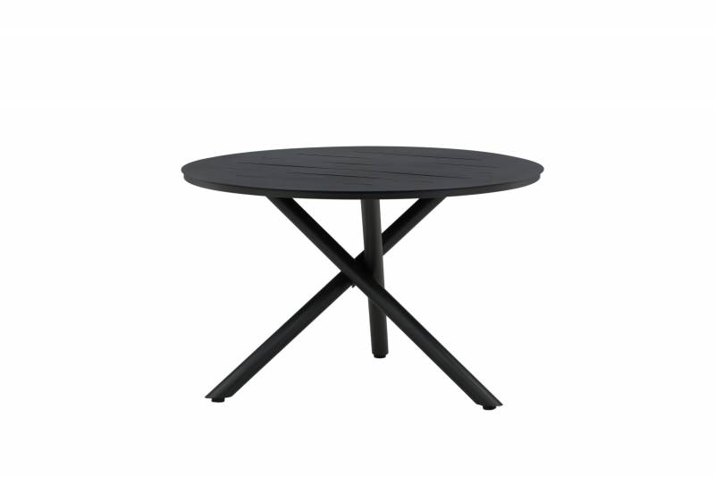 Alma udend&oslash;rs havebord &Oslash;120cm aluminium sort