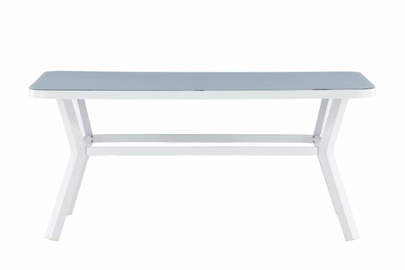Virya spisebord 160x90cm med glasbordplade gr&aring;