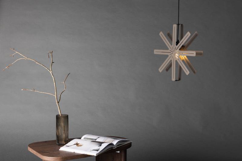 S&auml;fsen loftlampe &Oslash;40cm brun