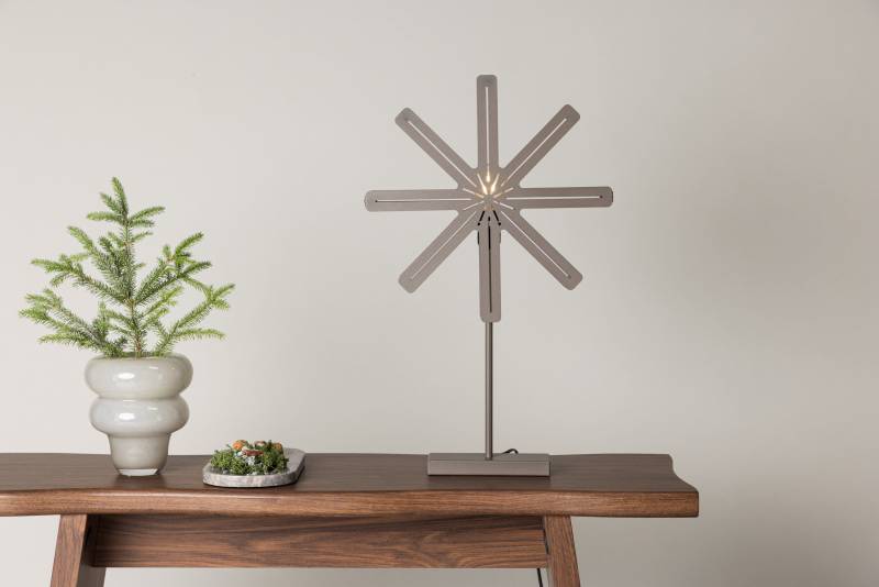 S&auml;fsen bordlampe 40x67cm mocca
