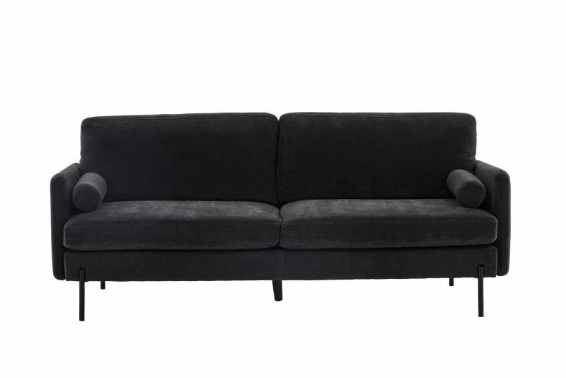Antibes 3-personers sofa 210 cm i m&oslash;rkegr&aring; stof