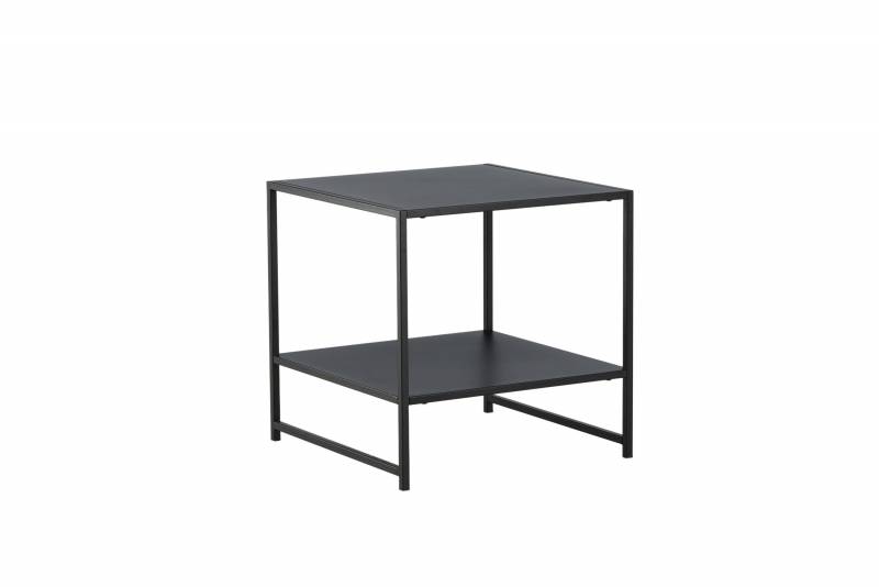 Staal sidebord 50x50cm st&aring;l sort