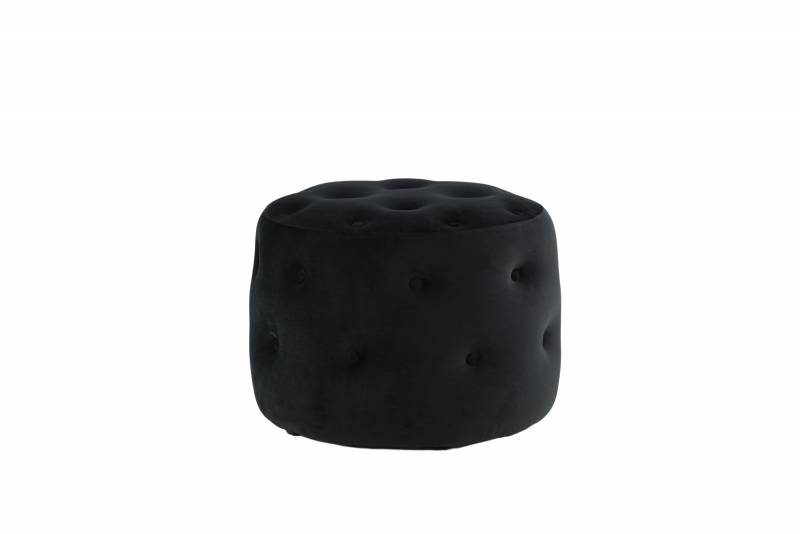 Benjamin puf &Oslash;55cm i polyester sort
