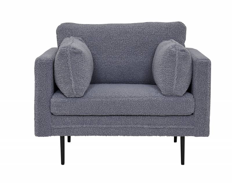 Boom l&aelig;nestol 110 cm polyester gr&aring;