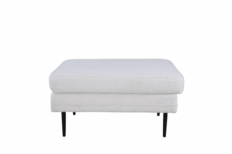Boom puf 49x90x70cm hvid