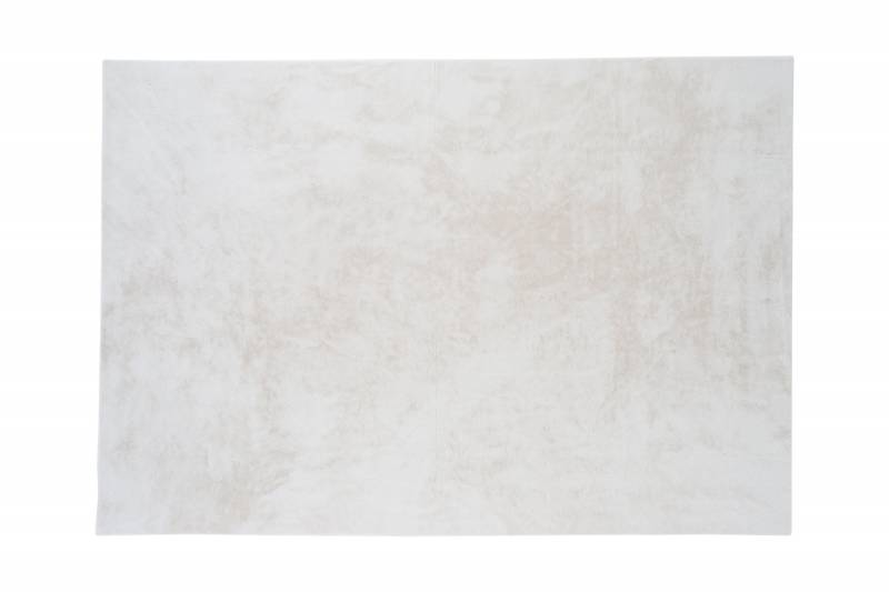 Nina polyestergulvt&aelig;ppe 200x300cm hvid