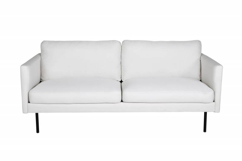 Zoom sofa 2-personers hvid polyester