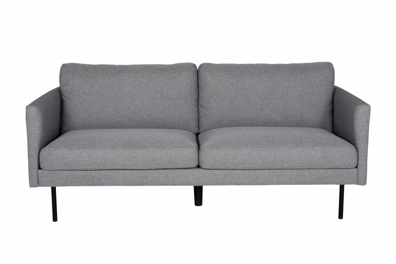 Zoom sofa 2-personers gr&aring; polyester
