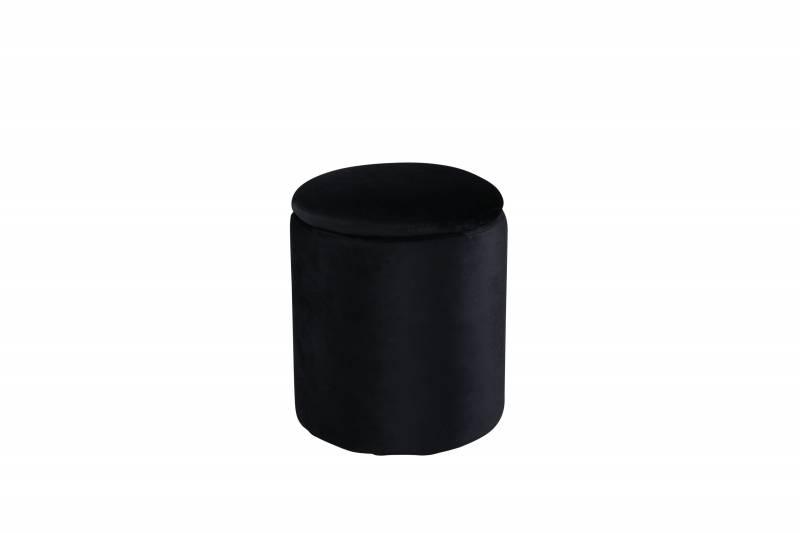 Limpen puf &Oslash;32cm i polyester sort