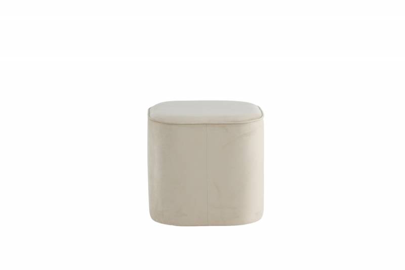 Piff puf &Oslash;44cm i velour beige