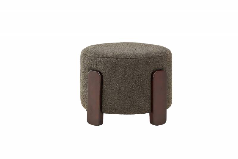 Coffey puf &Oslash;50cm i polyester gr&aring;