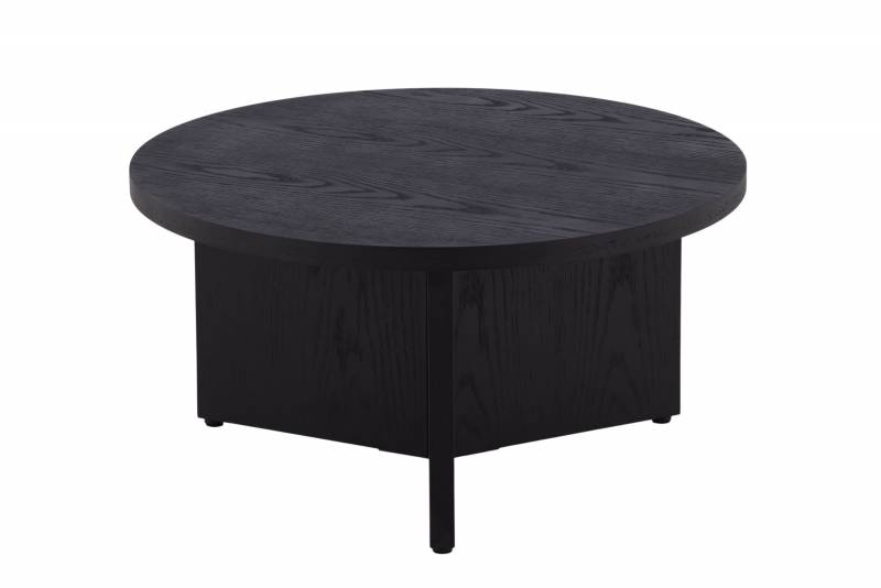 Salt&ouml; sofabord rundt &Oslash;85cm sort