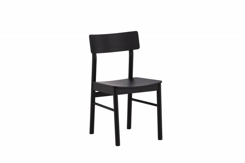 Montros spisebordsstol i sort tr&aelig;