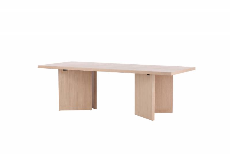 Bassholmen spisebord 240x100 cm hvidvasket MDF