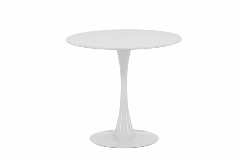 Hamden spisebord &Oslash;80cm MDF hvid
