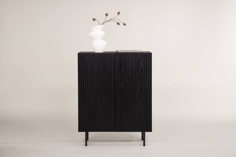 Bj&ouml;rk&ouml;n skab 30x103x80cm MDF sort
