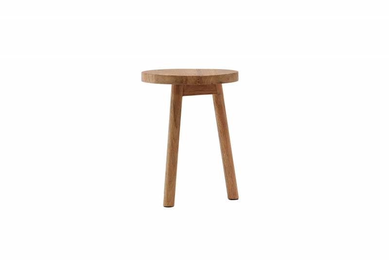 Bohus puf &Oslash;33cm i teak natur