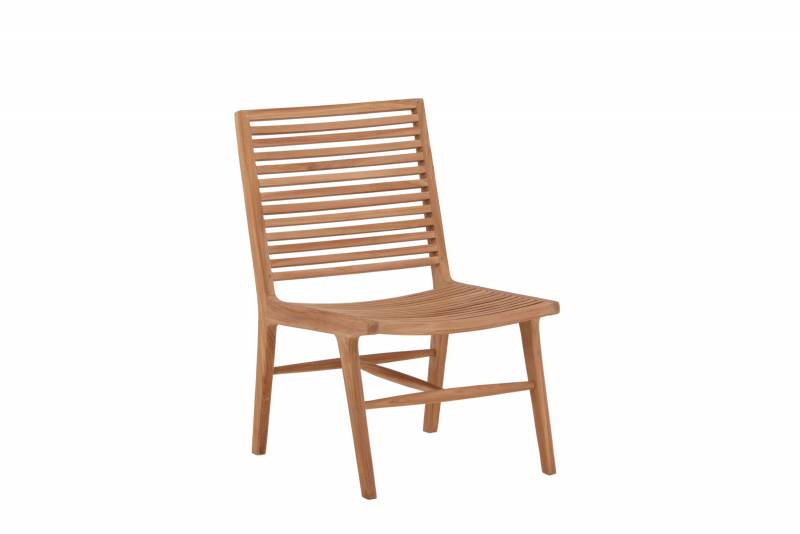 Ribbon udend&oslash;rs loungestol teak natur