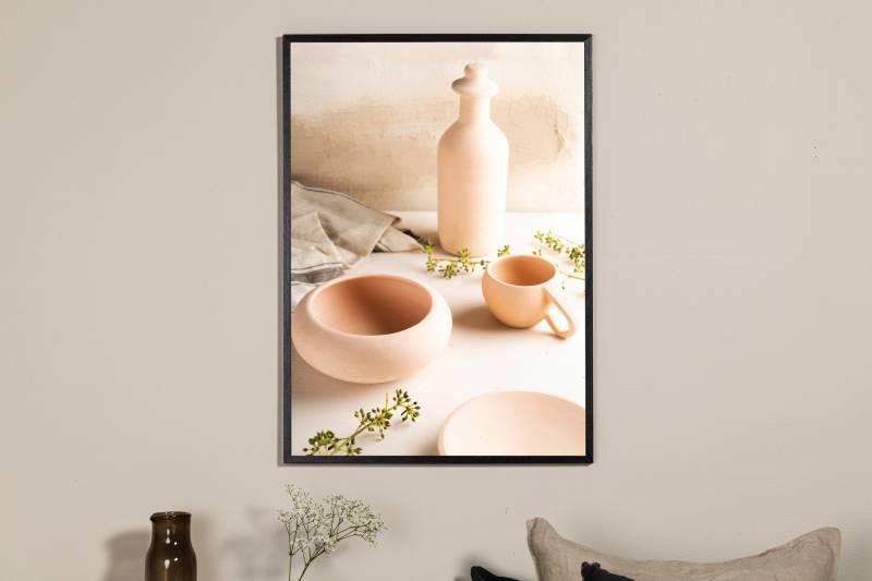 Plakat Ceramics 30x40cm beige