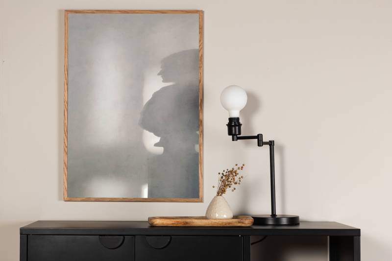 Plakat Human Shadow 21x30cm i gr&aring; nuancer