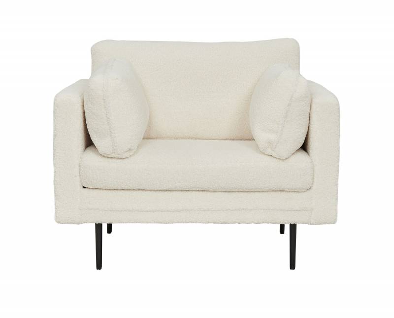 Boom l&aelig;nestol 110 cm polyester hvid