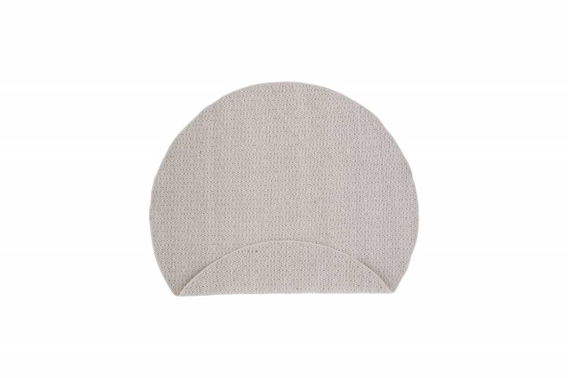 Julana rundt uldt&aelig;ppe &Oslash;200cm beige