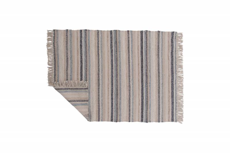 Gudha h&aring;ndv&aelig;vet uldt&aelig;ppe 200x300cm beige