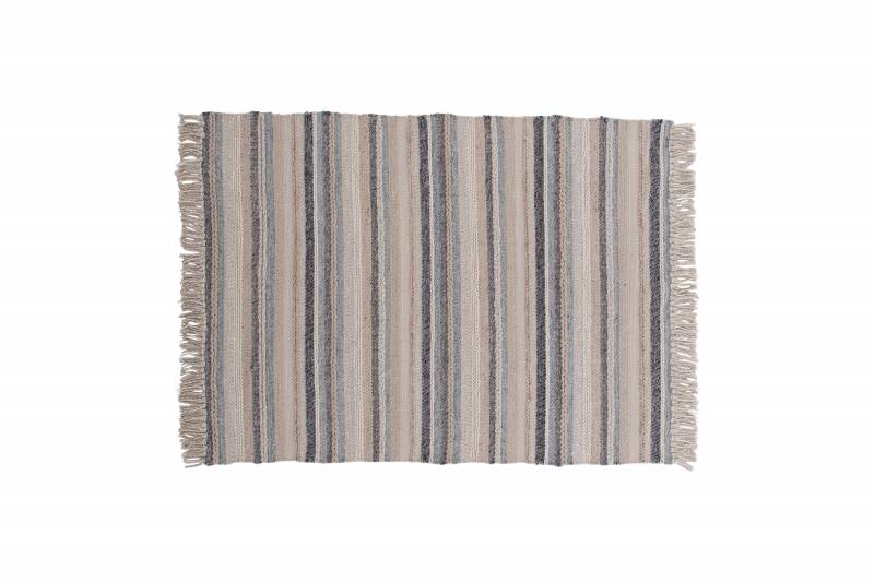 Gudha h&aring;ndv&aelig;vet uldt&aelig;ppe 170x240cm beige