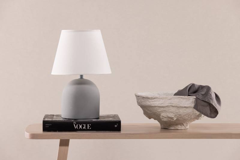 Styrs&ouml; bordlampe &Oslash;25cm beton gr&aring;
