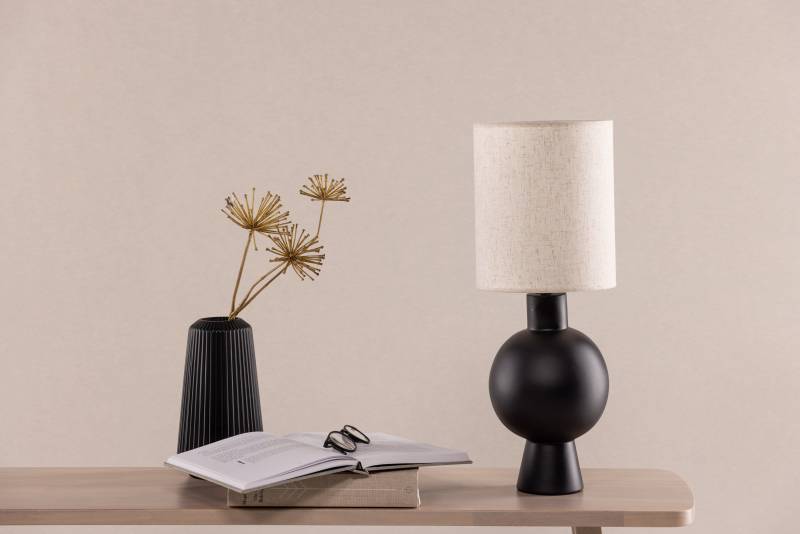 Mysterna bordlampe &Oslash;21cm beton sort