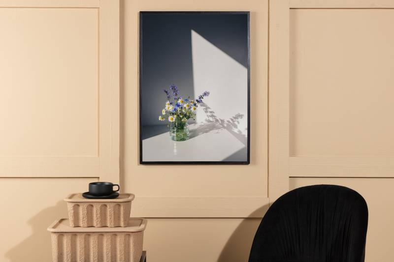 Plakat Flowers 50x70cm hvid