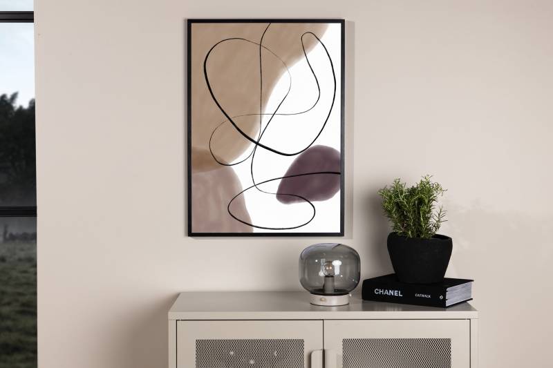 Plakat Lines 50x70cm beige