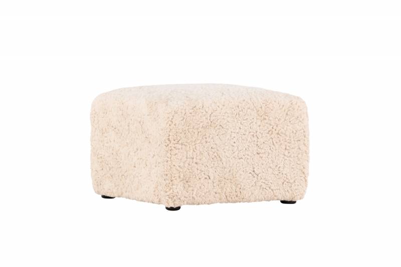 Frankie puf 50x50cm beige fleece