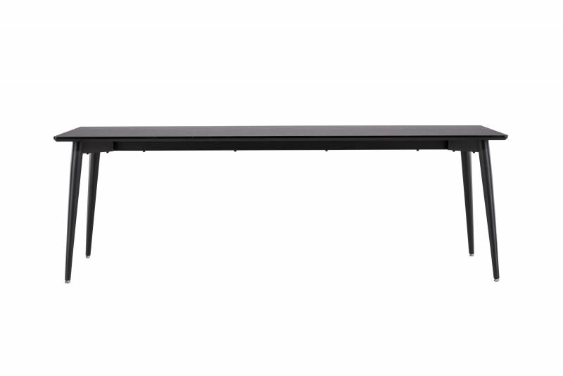 Ellis spisebord 230x85cm i MDF og st&aring;l sort