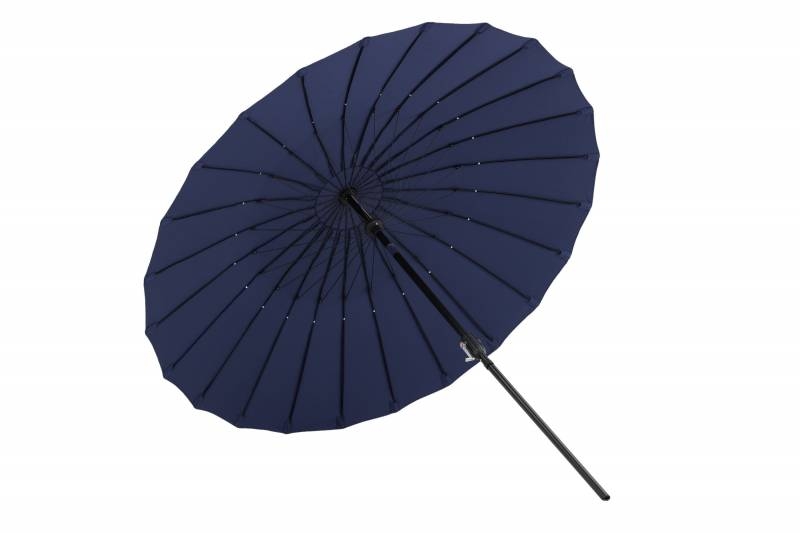 Palmetto parasol med tilt &Oslash;270cm bl&aring;