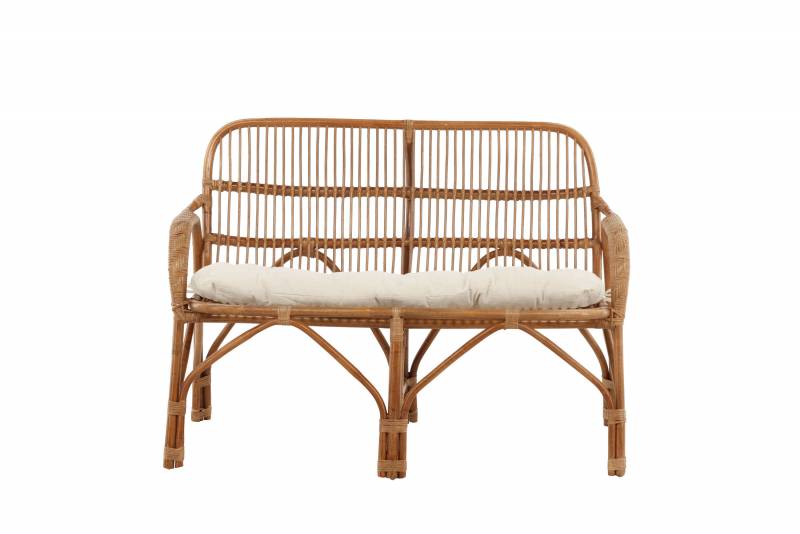 Nella udend&oslash;rs 2-personers sofa natur