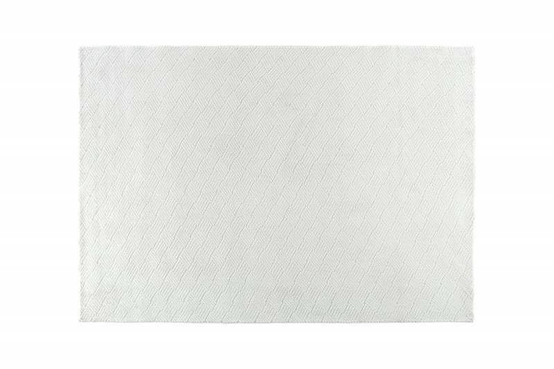 Todd rektangul&aelig;rt t&aelig;ppe 230x160 cm hvid