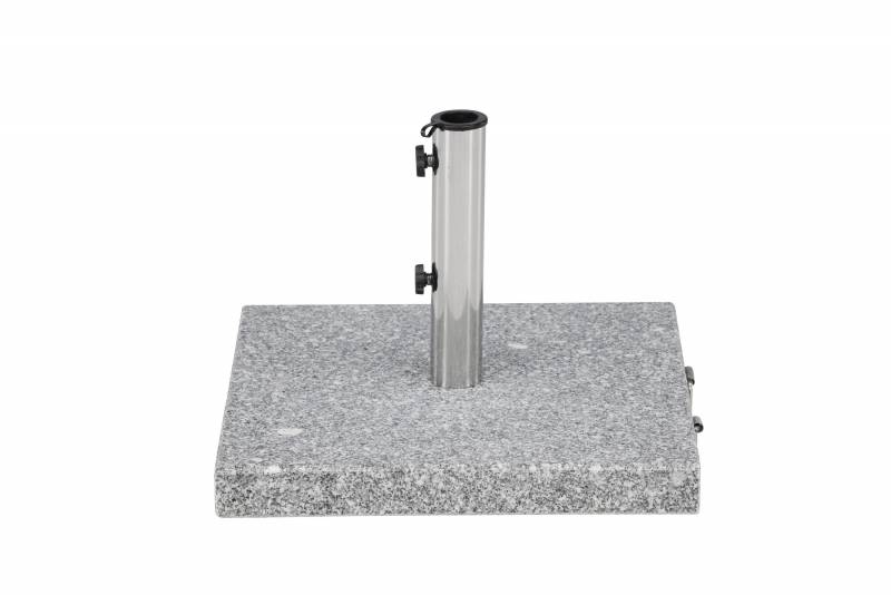 Stathera parasolfod med hjul 50x50cm granit