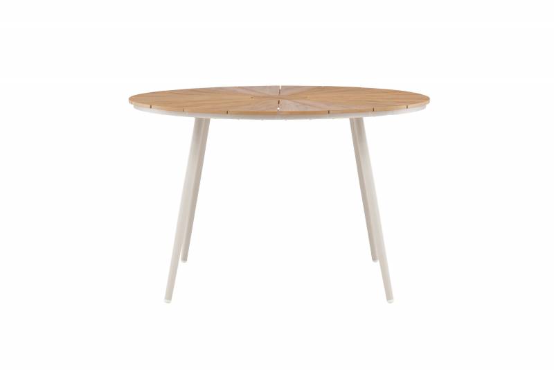 San Vito rundt havebord &Oslash;120cm beige