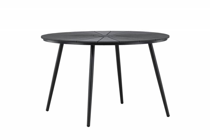 San Vito rundt havebord &Oslash;120cm sort